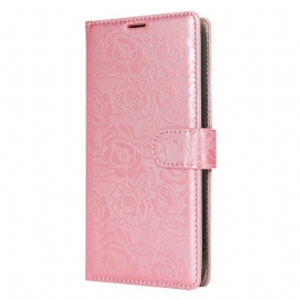 Δερματινη Θηκη Samsung Galaxy S25 5g Κορδόνι Με Φλοράλ Σχέδια