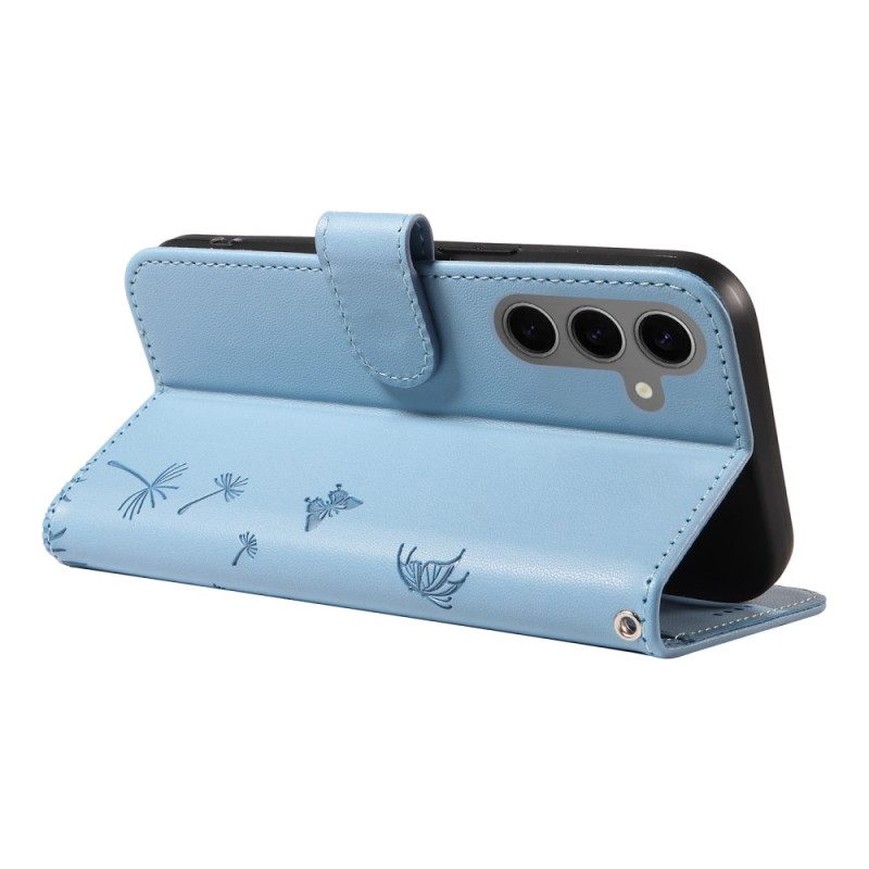 Δερματινη Θηκη Samsung Galaxy S25 5g Λουράκι Πικραλίδας