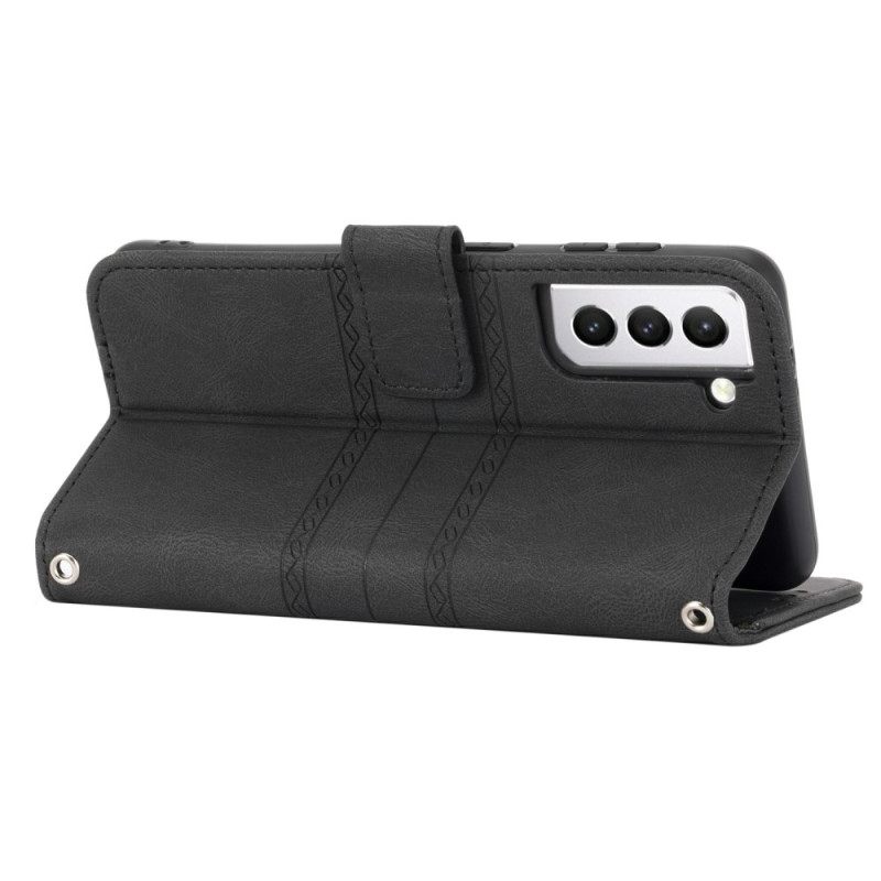 Δερματινη Θηκη Samsung Galaxy S25 5g Περιθώρια Και Κορδόνι