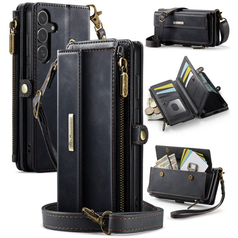 Δερματινη Θηκη Samsung Galaxy S25 5g Πλήρες Πορτοφόλι Rfid