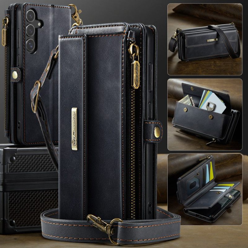 Δερματινη Θηκη Samsung Galaxy S25 5g Πλήρες Πορτοφόλι Rfid