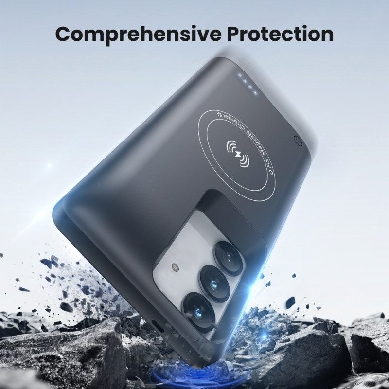 Εξωτερική Θήκη Μπαταρίας 10000mah Για Samsung Galaxy S25 / S24 Με Μαγνητική Σύνδεση