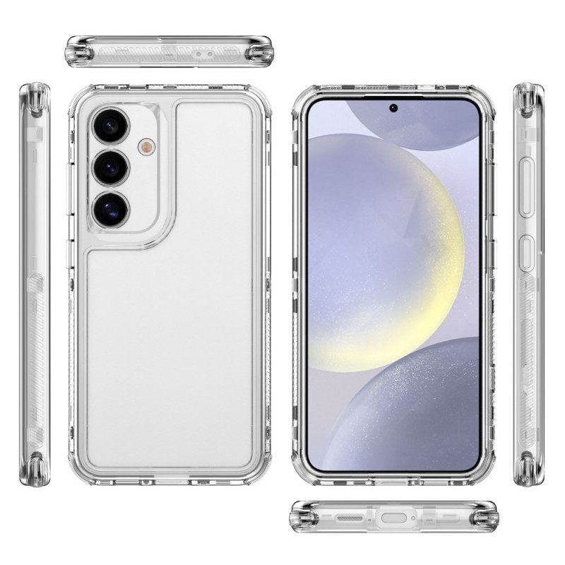 Κάλυμμα Samsung Galaxy S25 5g Ανθεκτικό Στις Γρατσουνιές 3 Σε 1 Σιλικόνης