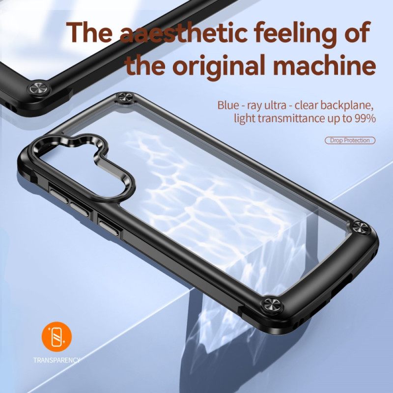 Κάλυμμα Samsung Galaxy S25 5g Διαφανές Με Άκρες Σιλικόνης