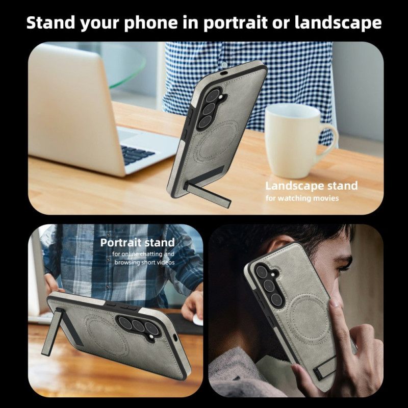 Κάλυμμα Samsung Galaxy S25 5g Ενσωματωμένη Βάση Και Συμβατότητα Με Magsafe