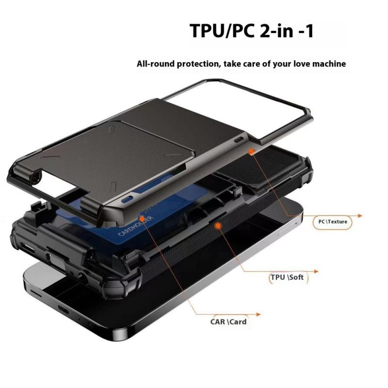 Κάλυμμα Samsung Galaxy S25 5g Ενσωματωμένη Θήκη Καρτών