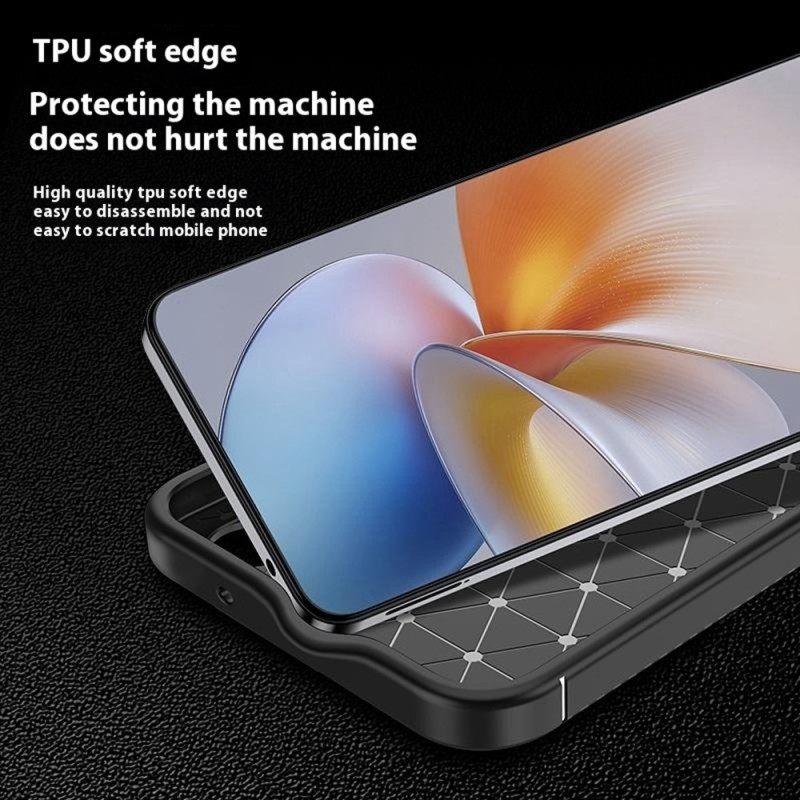 Κάλυμμα Samsung Galaxy S25 5g Ίνες Άνθρακα Σιλικόνης