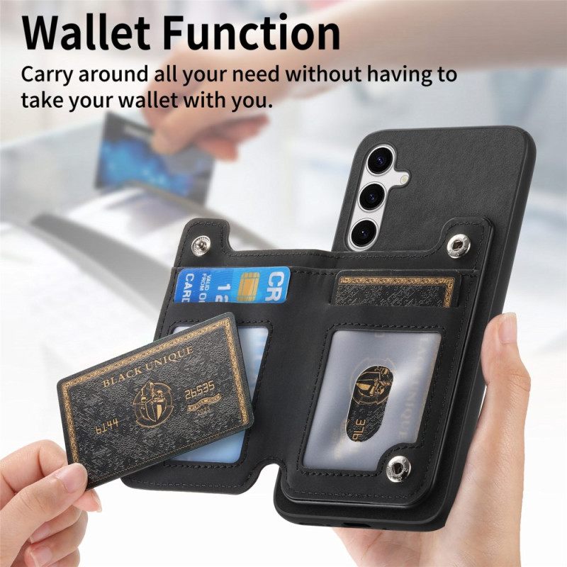 Κάλυμμα Samsung Galaxy S25 5g Με Αποσπώμενη Μαγνητική Θήκη Καρτών