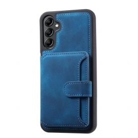 Κάλυμμα Samsung Galaxy S25 5g Πορτοφόλι Με Εφέ Σουέτ