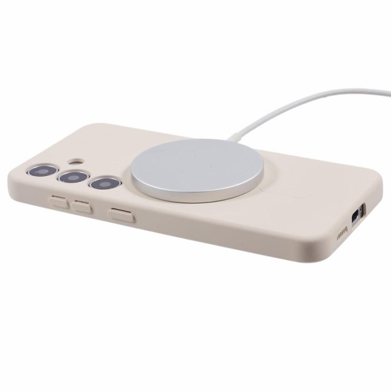 Κάλυμμα Samsung Galaxy S25 5g Συμβατή Σιλικόνη Με Magsafe