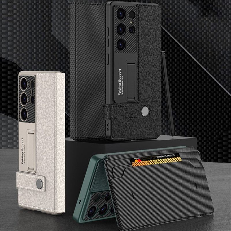 Κάλυμμα Samsung Galaxy S25 5g Θήκη Καρτών Και Βάση Premium