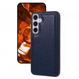 Κάλυμμα Samsung Galaxy S25 5g Υφή Δέρματος Μόσχου Σιλικόνης