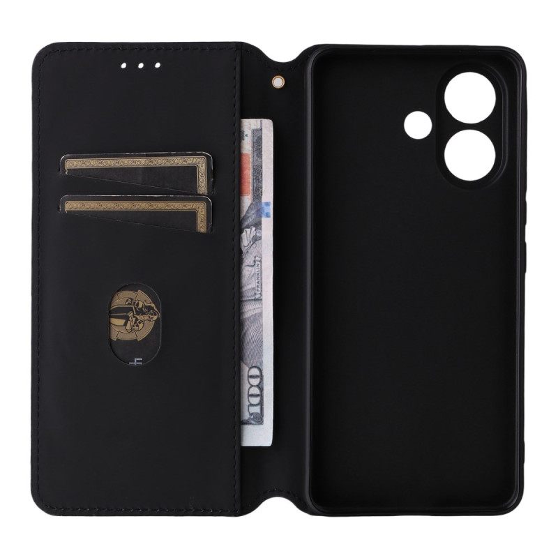 Δερματινη Θηκη Vivo V60 Lite Σχέδιο Με Διαμάντια