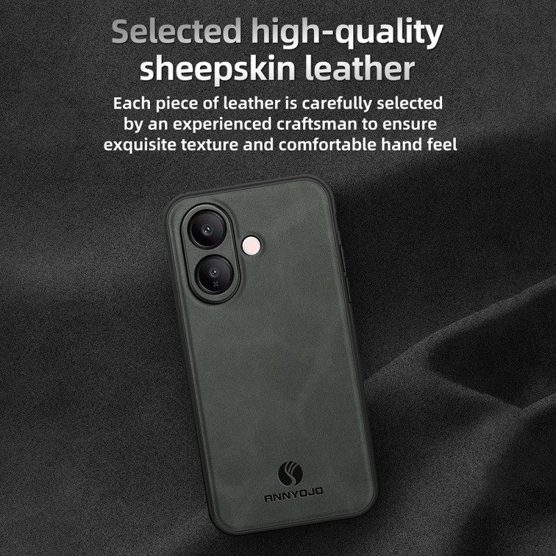 Κάλυμμα Vivo V60 Lite Ενισχυμένο Δέρμα Με Εφέ