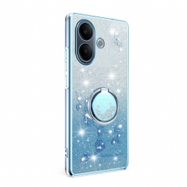 Κάλυμμα Vivo V60 Lite Με Βάση Δαχτυλιδιών Και Ντεγκραντέ Πούλιες