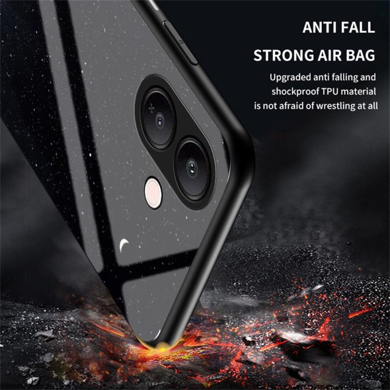 Κάλυμμα Vivo V60 Lite Θήκες Κινητών Γαλάζιο Σκληρυμένο Γυαλί