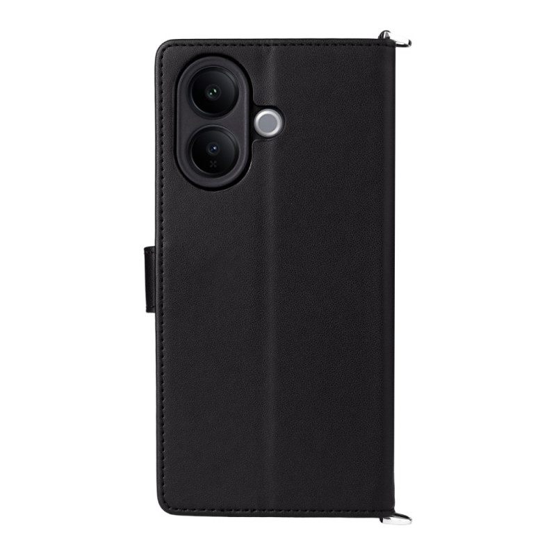 Θηκη Κινητου Vivo V60 Lite Θήκες Κινητών Καπιτονέ Με Λουράκια