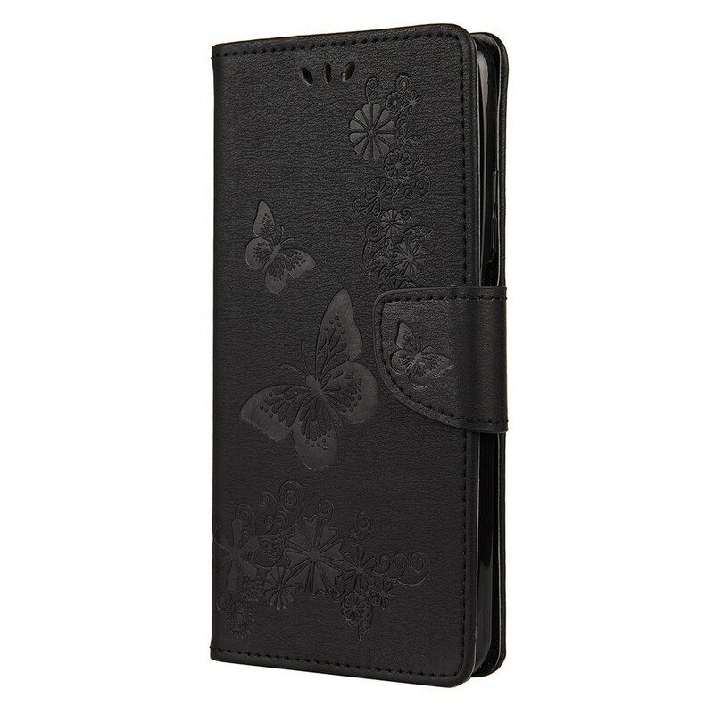 Κάλυμμα Xiaomi Mi 10T / 10T Pro Απλά Πεταλούδες Με Κορδόνι