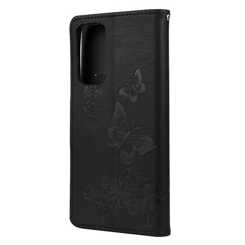 Κάλυμμα Xiaomi Mi 10T / 10T Pro Απλά Πεταλούδες Με Κορδόνι