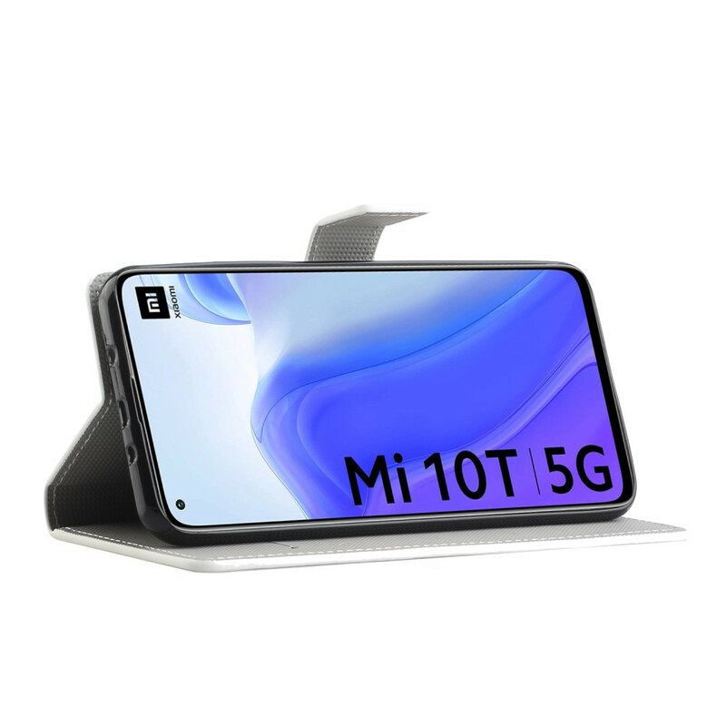 Θήκη Flip Xiaomi Mi 10T / 10T Pro Πεταλούδες Και Λουλούδια