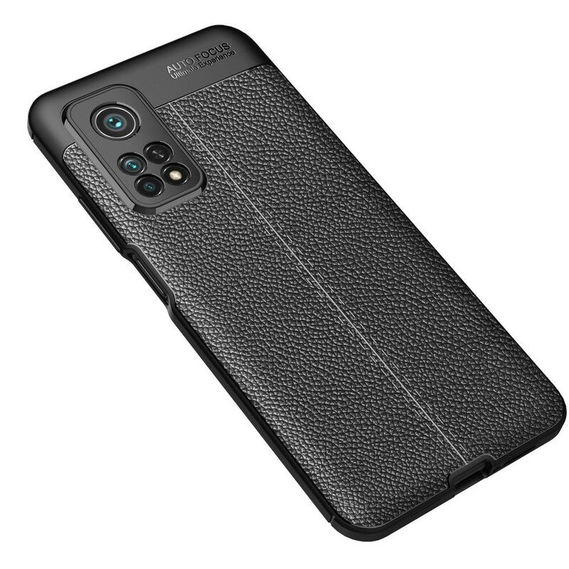 Θήκη Xiaomi Mi 10T / 10T Pro Δερμάτινο Εφέ Litchi Διπλής Γραμμής