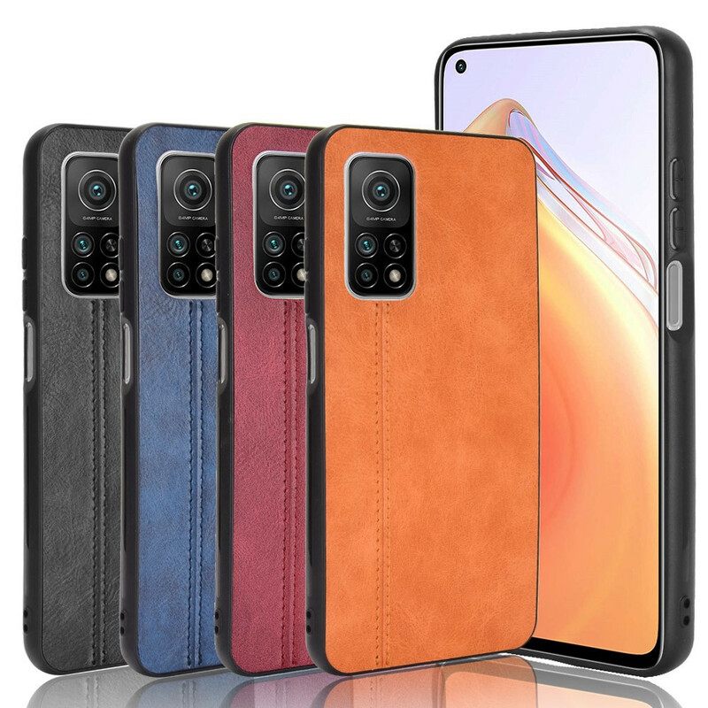 Θήκη Xiaomi Mi 10T / 10T Pro Εφέ Δέρματος Ραφής