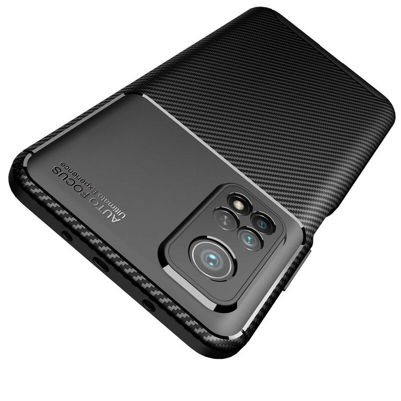 Θήκη Xiaomi Mi 10T / 10T Pro Ευέλικτη Υφή Από Ανθρακονήματα