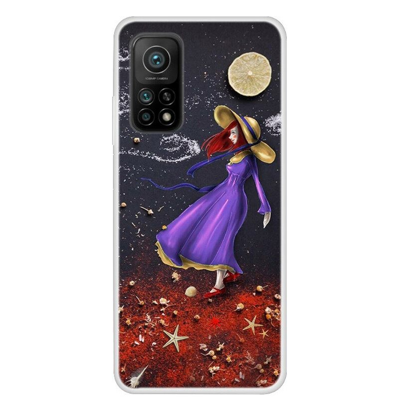 Θήκη Xiaomi Mi 10T / 10T Pro Γυναίκα Στη Θάλασσα