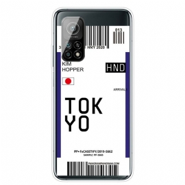 Θήκη Xiaomi Mi 10T / 10T Pro Κάρτα Επιβίβασης Για Τόκιο