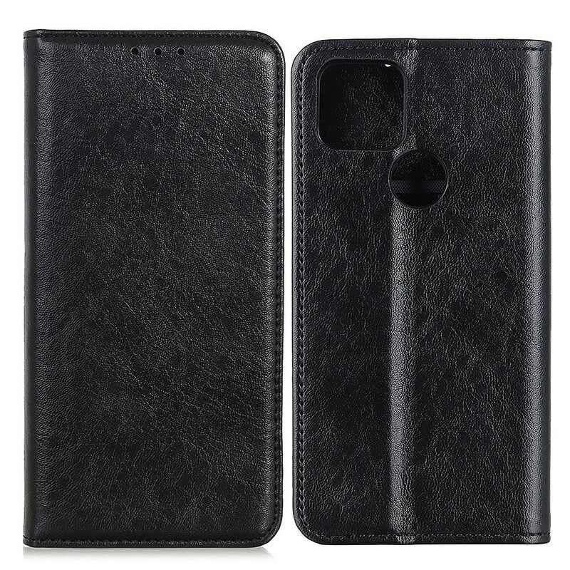 θηκη κινητου Google Pixel 5A Θήκη Flip Split Leather Texture