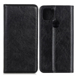 θηκη κινητου Google Pixel 5A Θήκη Flip Split Leather Texture