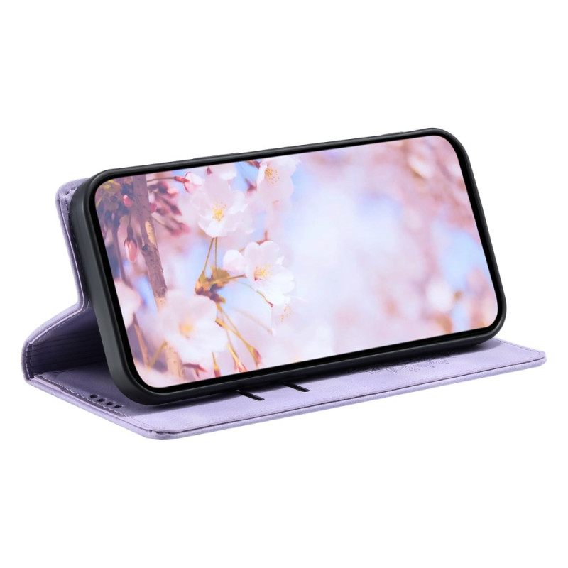 Δερματινη Θηκη Samsung Galaxy S25 Plus 5g Εφέ Σουέτ Mandala