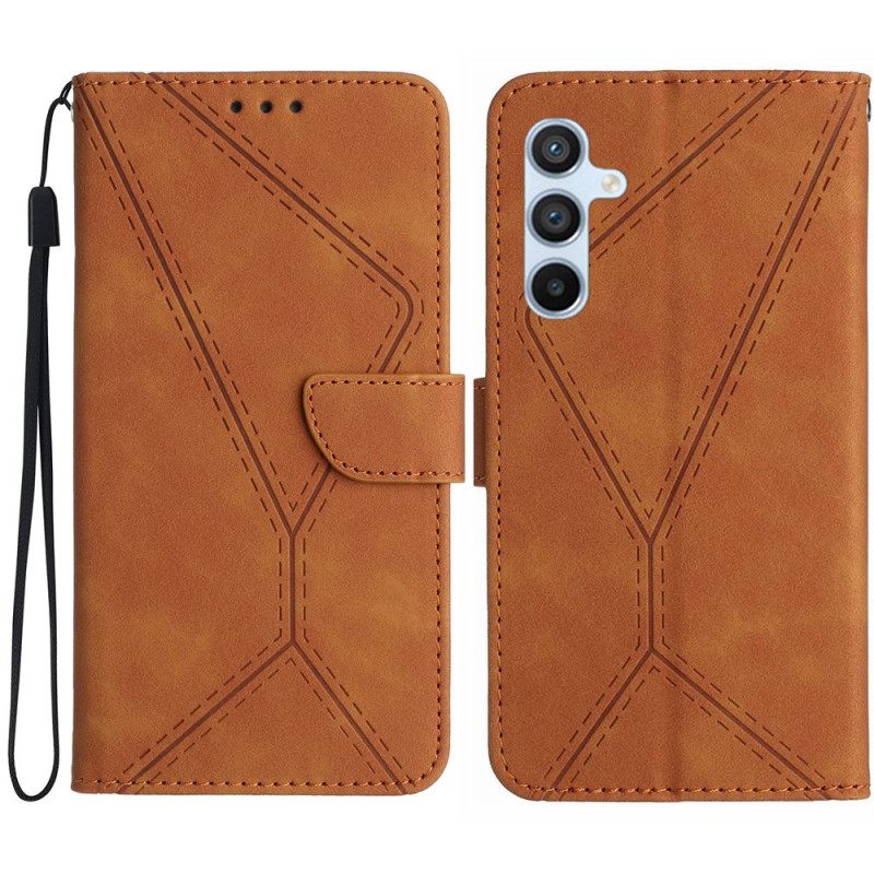 Δερματινη Θηκη Samsung Galaxy S25 Plus 5g Γραμμές Και Ρίγες