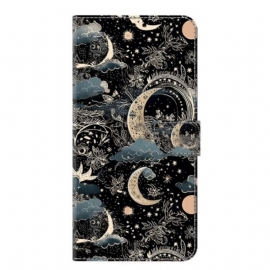 Δερματινη Θηκη Samsung Galaxy S25 Plus 5g Σεληνιακό Σχέδιο