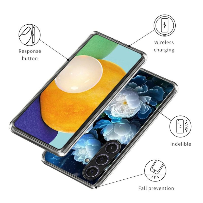 Κάλυμμα Samsung Galaxy S25 Plus 5g Λευκό Παιώνια