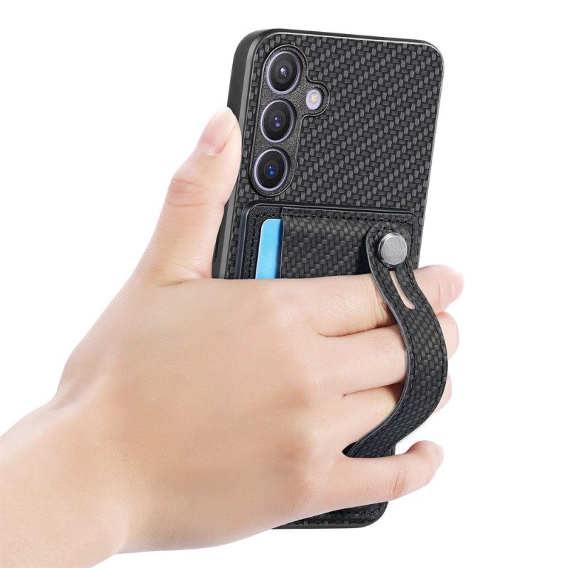 Κάλυμμα Samsung Galaxy S25 Plus 5g Λουράκι Και Θήκη Καρτών