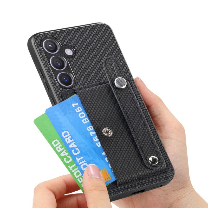 Κάλυμμα Samsung Galaxy S25 Plus 5g Λουράκι Και Θήκη Καρτών