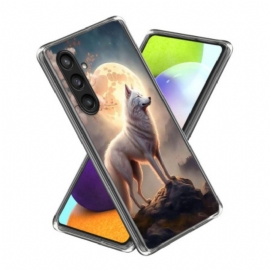 Κάλυμμα Samsung Galaxy S25 Plus 5g Λύκος Στο Φεγγάρι