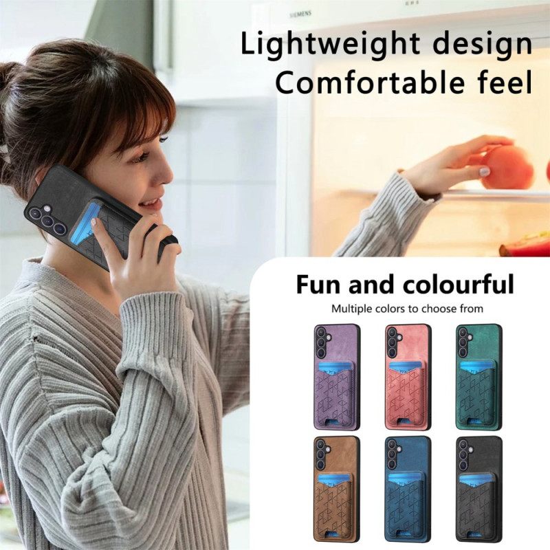 Κάλυμμα Samsung Galaxy S25 Plus 5g Με Θήκη Καρτών Και Βάση