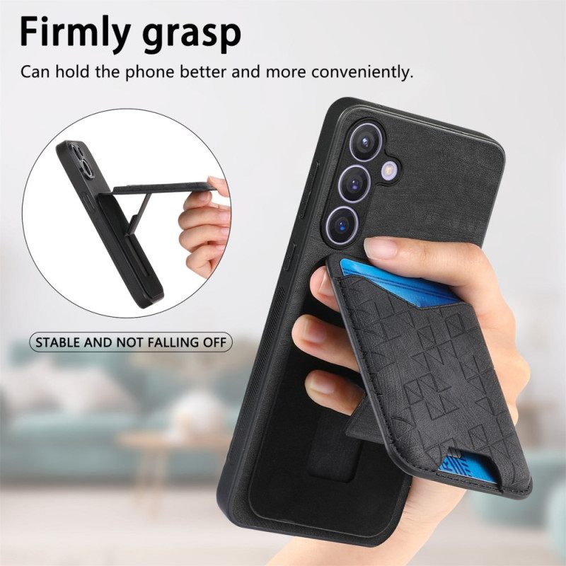 Κάλυμμα Samsung Galaxy S25 Plus 5g Με Θήκη Καρτών Και Βάση