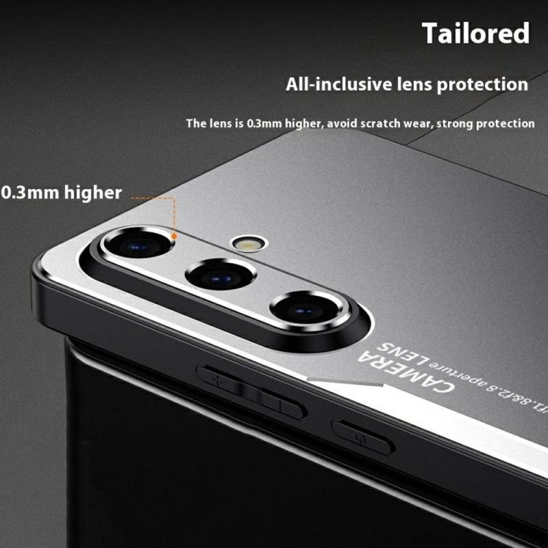 Κάλυμμα Samsung Galaxy S25 Plus 5g Μεταλλικό Εφέ Σιλικόνης