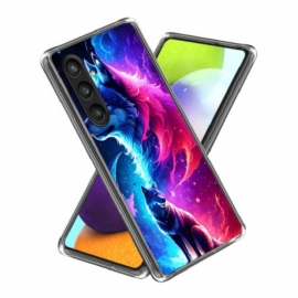 Κάλυμμα Samsung Galaxy S25 Plus 5g Πολύχρωμος Λύκος