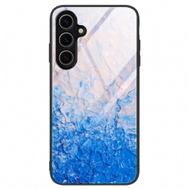 Κάλυμμα Samsung Galaxy S25 Plus 5g Σκληρυμένο Γυαλί Με Μάρμαρο Σιλικόνης