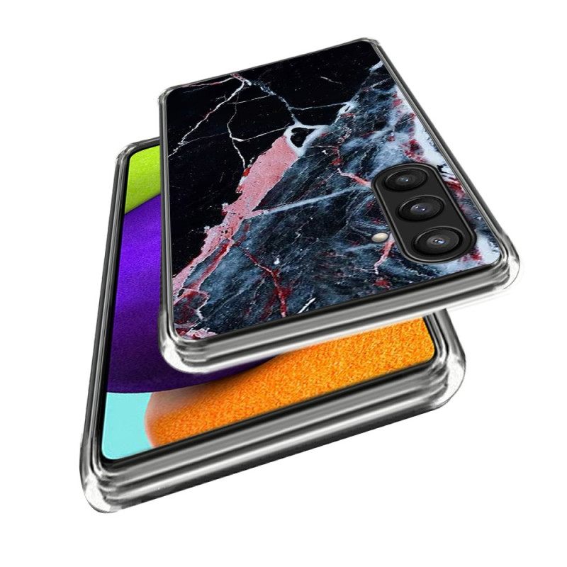 Κάλυμμα Samsung Galaxy S25 Plus 5g Θήκες Κινητών Μαύρο Και Ροζ Μάρμαρο