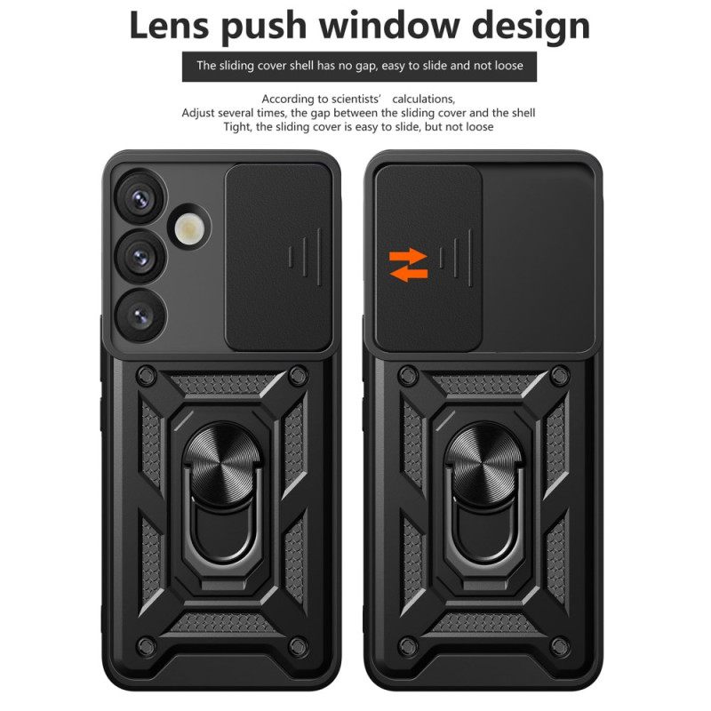 Κάλυμμα Samsung Galaxy S25 Plus 5g Θήκες Κινητών Περιστρεφόμενη Βάση Και Προστατευτικό Φακού