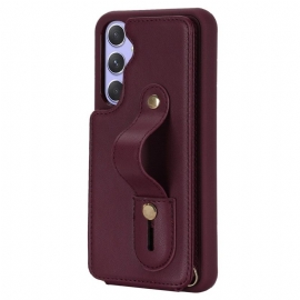 Κάλυμμα Samsung Galaxy S25 Plus 5g Θήκη Καρτών Και Λουράκι