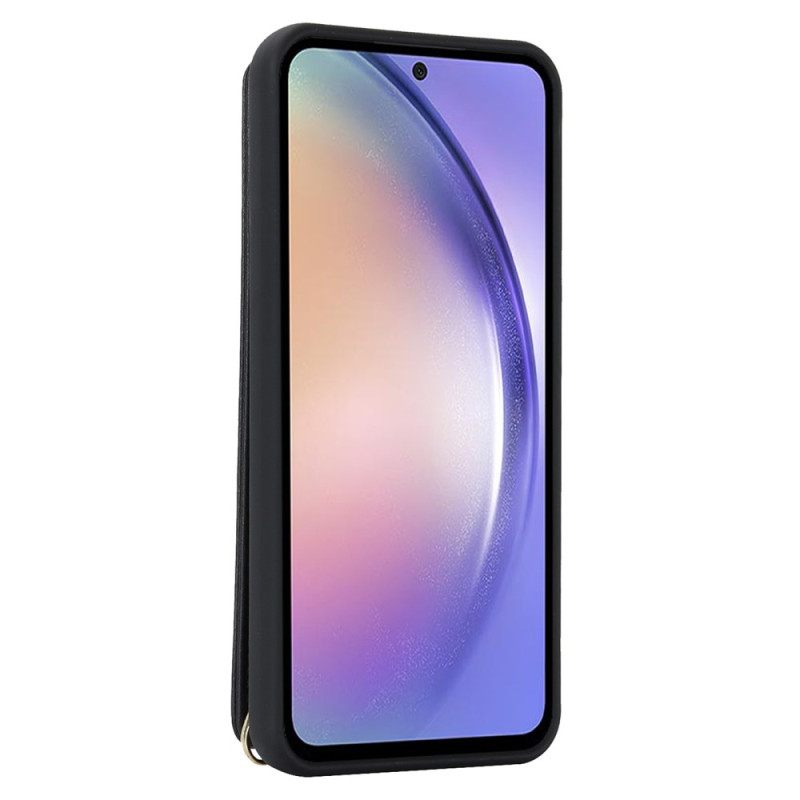 Κάλυμμα Samsung Galaxy S25 Plus 5g Θήκη Καρτών Και Λουράκι