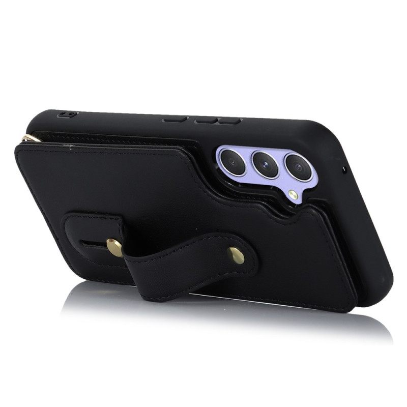 Κάλυμμα Samsung Galaxy S25 Plus 5g Θήκη Καρτών Και Λουράκι