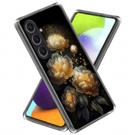 Κάλυμμα Samsung Galaxy S25 Plus 5g Χρυσές Παιώνιες