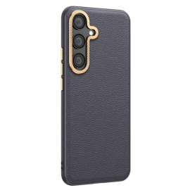 Κάλυμμα Samsung Galaxy S25 Plus 5g Υφή Δέρματος Από Τεχνητό Δέρμα